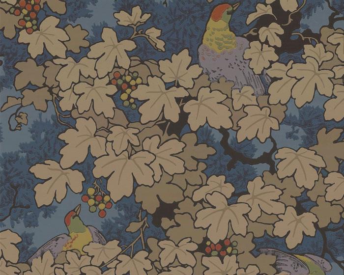 Little Greene Wallpaper - Vine Bleu