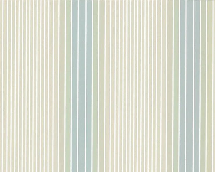 Little Greene Wallpaper - Ombre Stripe Vista/Seashell