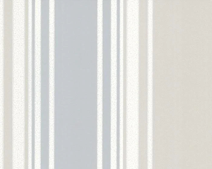 Little Greene Wallpaper - Tented Stripe Rubine Ash