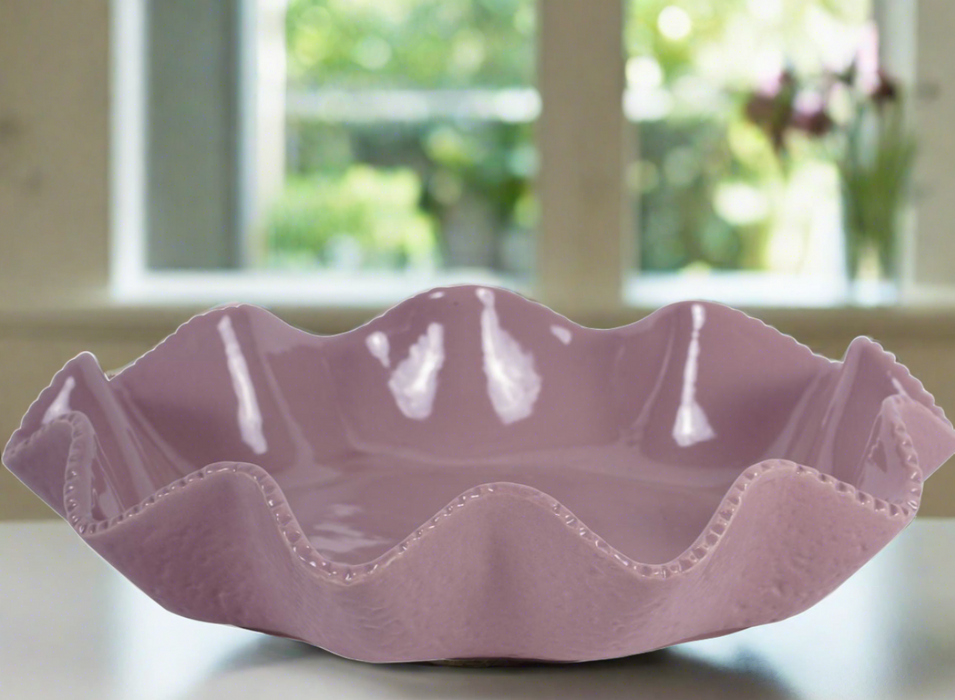 Laura Ashley Large Bowl, Dusky Pink, Ledwell, Stoneware