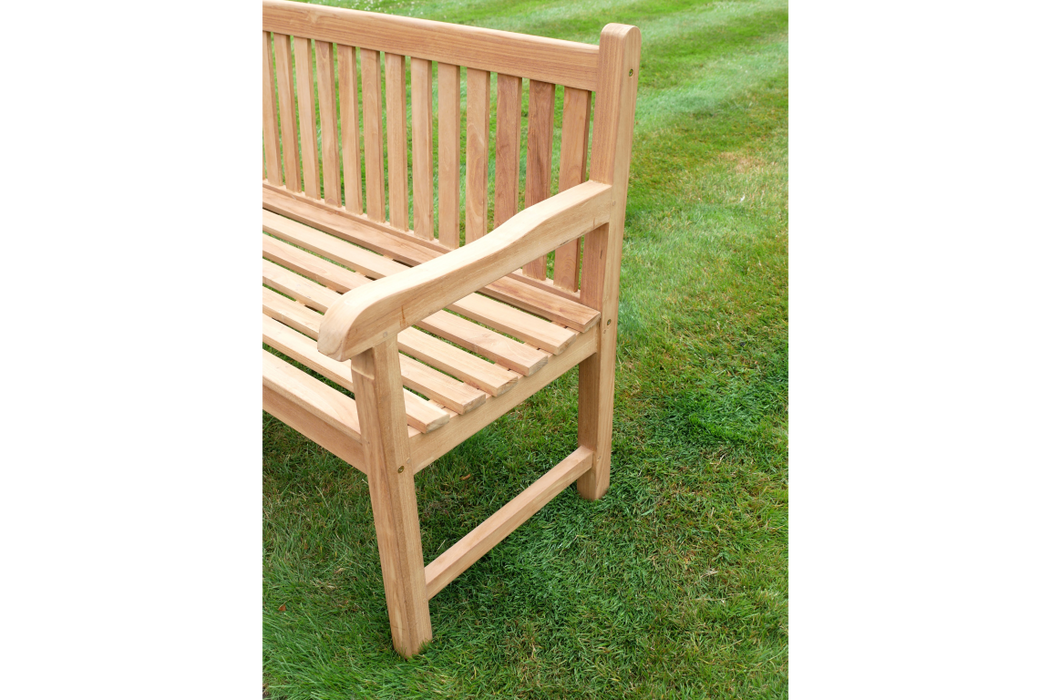 Wooden Outdoor Garden Bench, Teak,