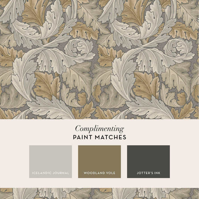 William Morris At Home Wallpaper - Acanthus - Neutral