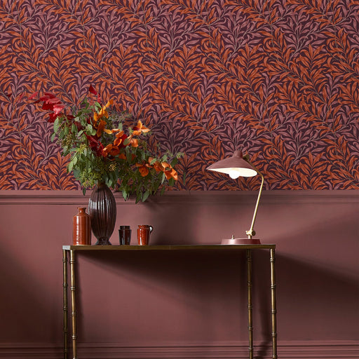 William Morris At Home Wallpaper - Willow Bough - Plum