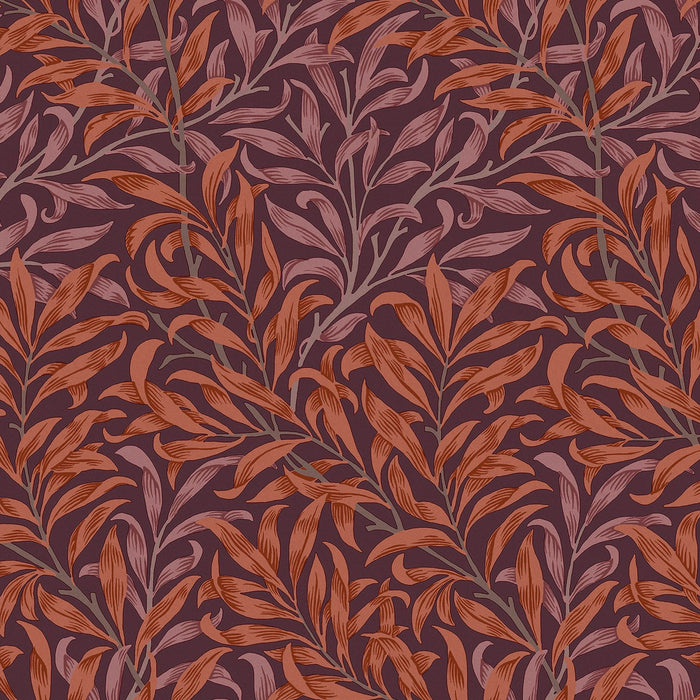 William Morris At Home Wallpaper - Willow Bough - Plum