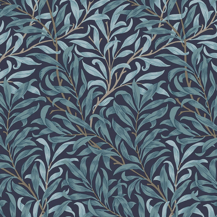 William Morris At Home Wallpaper - Willow Bough - Deep Blues