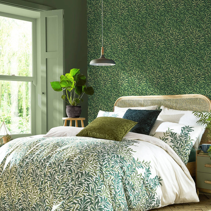 William Morris At Home Wallpaper - Willow Bough - Sage