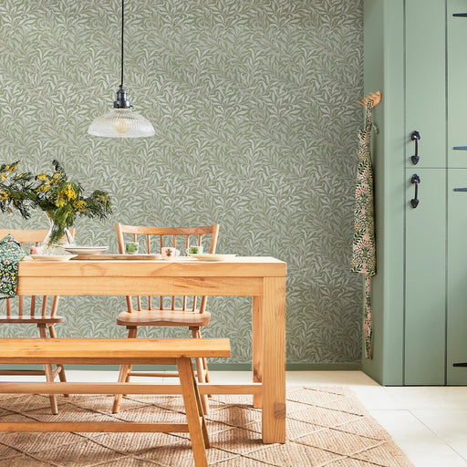 William Morris At Home Wallpaper - Willow Bough - Sage