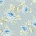 Shabby Chic Wallpaper by Rachel Ashwell - Royal Bouquet - Blue