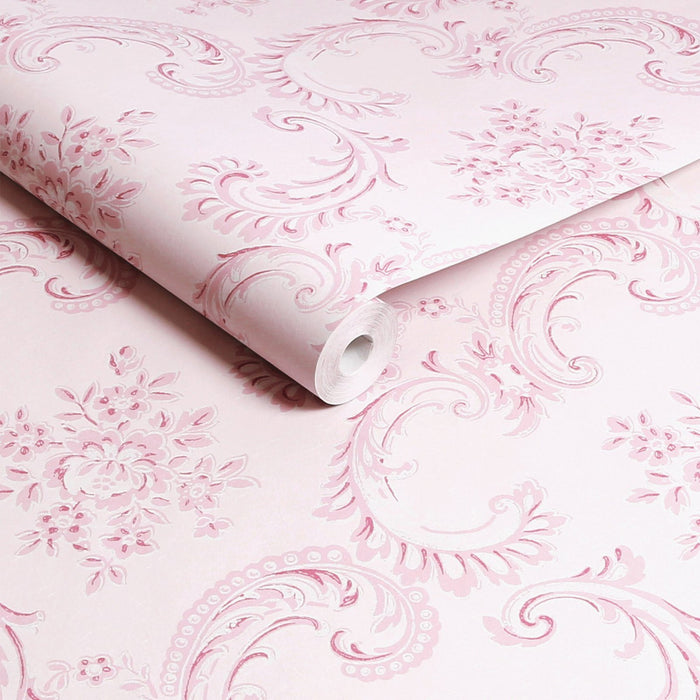 Shabby Chic Wallpaper by Rachel Ashwell - Boudoir Beauty - Pink