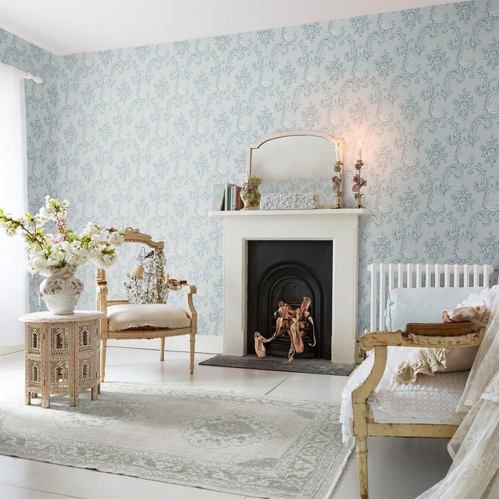 Shabby Chic Wallpaper by Rachel Ashwell - Boudoir Beauty - Pink