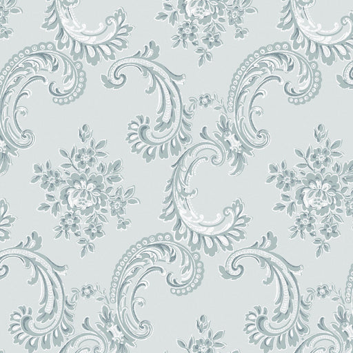 Shabby Chic Wallpaper by Rachel Ashwell - Boudoir Beauty - Blue