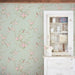 Shabby Chic Wallpaper by Rachel Ashwell - Bird Chinoiserie - Green