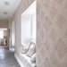 Shabby Chic Wallpaper by Rachel Ashwell - Diamond Motif - Pink