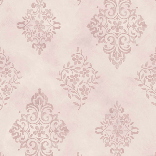 Shabby Chic Wallpaper by Rachel Ashwell - Diamond Motif - Pink