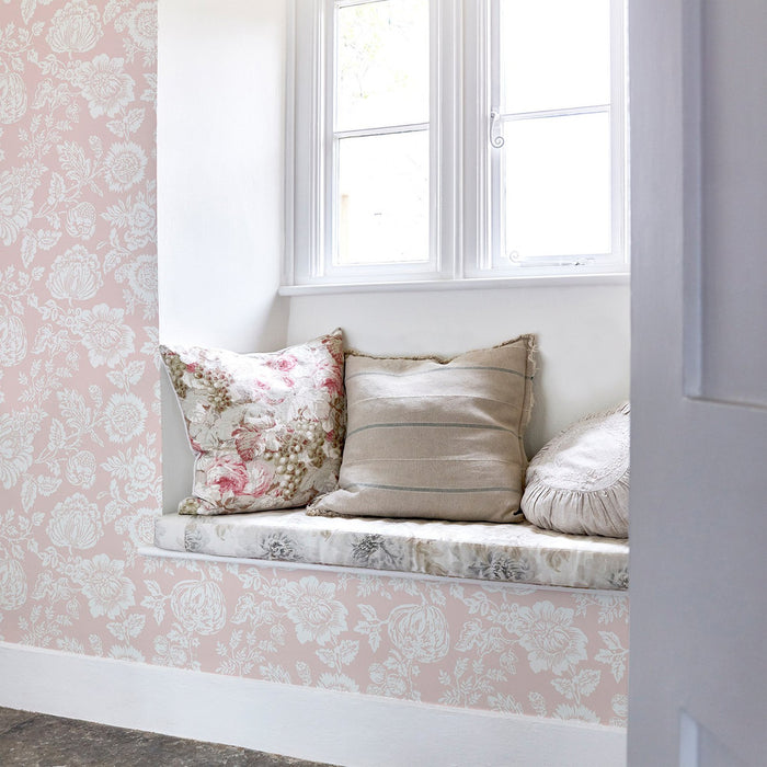 Shabby Chic Wallpaper by Rachel Ashwell - Stipple - Sage