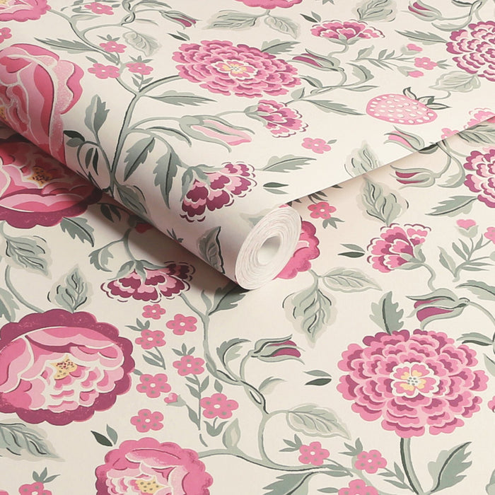 Cath Kidston Wallpaper - Strawberry Garden - Spring