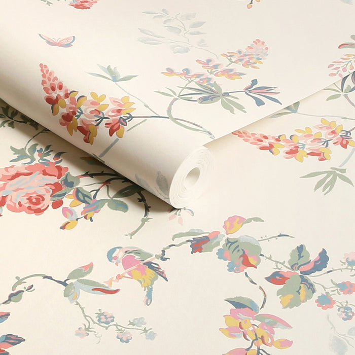 Cath Kidston Wallpaper - Birds & Roses - Spring