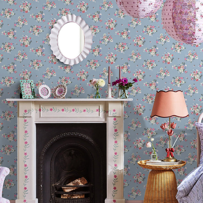 Cath Kidston Wallpaper - Clifton Floral - Cream