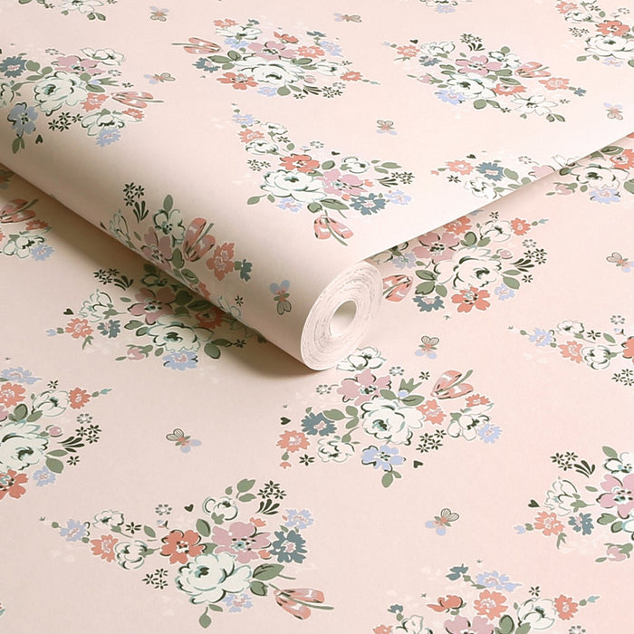 Cath Kidston Wallpaper - Clifton Floral - Pink