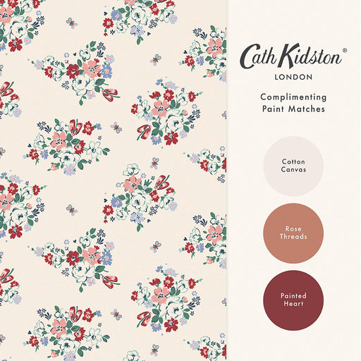 Cath Kidston Wallpaper - Clifton Floral - Cream