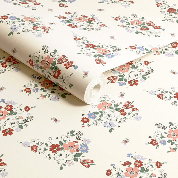 Cath Kidston Wallpaper - Clifton Floral - Cream