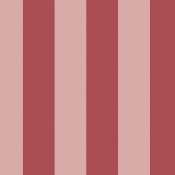 Cath Kidston Wallpaper - Canopy Stripe - Pink & Red