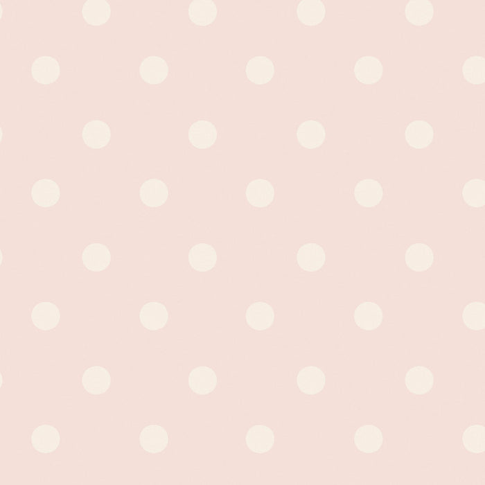 Cath Kidston Wallpaper - Button Spot - Pink