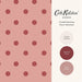 Cath Kidston Wallpaper - Button Spot - Pink & Red