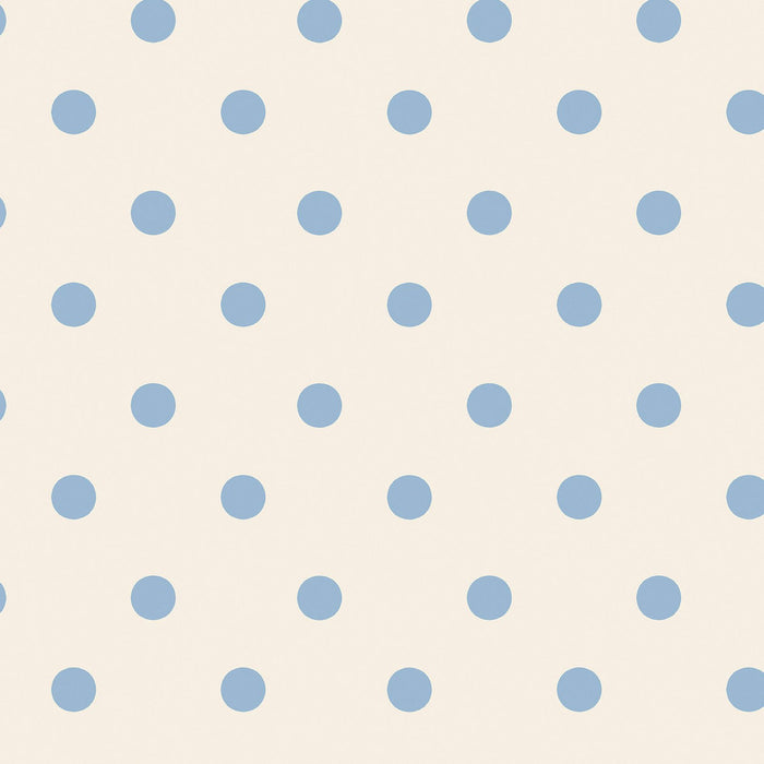 Cath Kidston Wallpaper - Button Spot - Blue