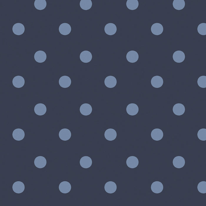 Cath Kidston Wallpaper - Button Spot - Navy