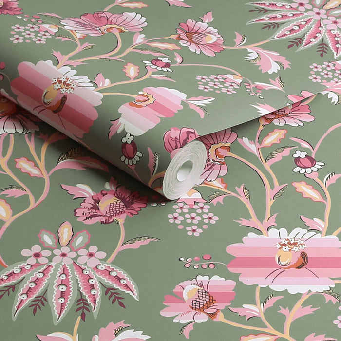 Cath Kidston Wallpaper - Friendship Garden - Sage