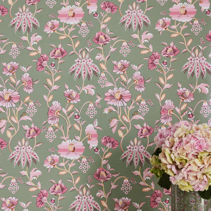 Cath Kidston Wallpaper - Friendship Garden - Sage