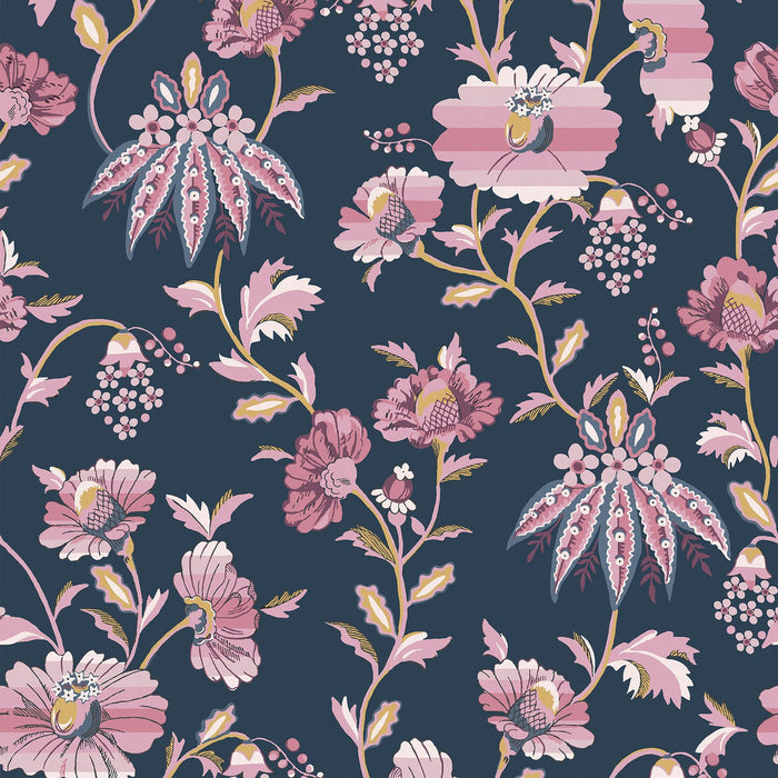 Cath Kidston Wallpaper - Friendship Garden - Navy