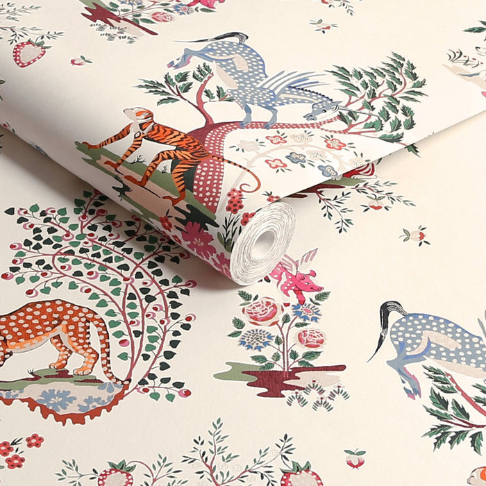 Cath Kidston Wallpaper - Painted Kingdom - Natural