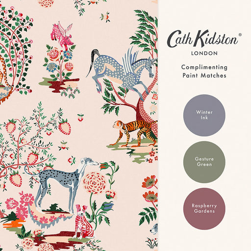 Cath Kidston Wallpaper - Painted Kingdom - Pink