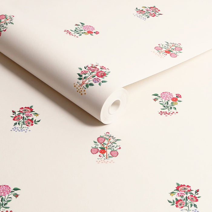 Cath Kidston Wallpaper - Kingdom Posey - Rose