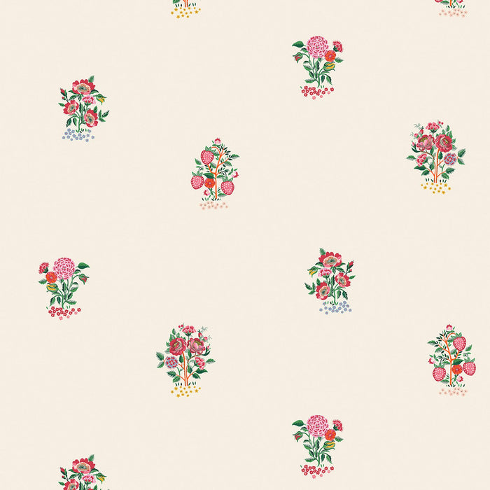 Cath Kidston Wallpaper - Kingdom Posey - Rose