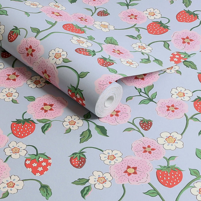 Cath Kidston Wallpaper - Strawberry Spring - Multi