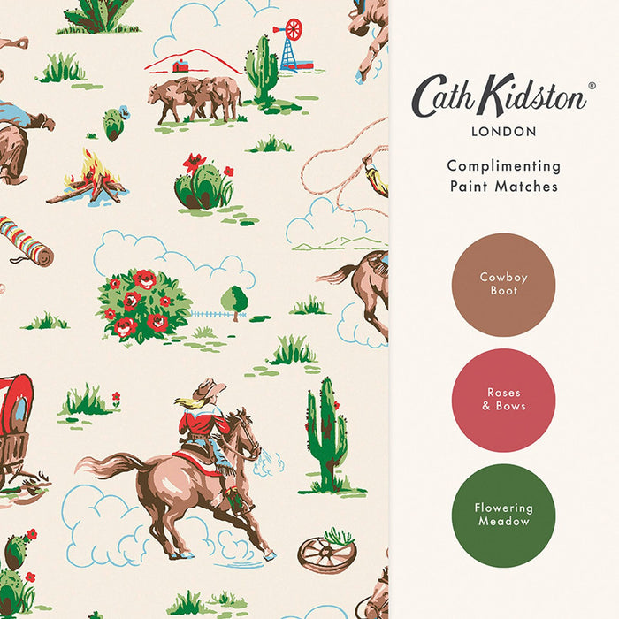 Cath Kidston Wallpaper - Cowgirls - Multi