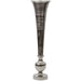 Elvira Giant Trumpet Vase, Tall Aluminium, Silver