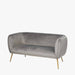 Clayton 2 Seater Sofa in Elegant Dove Grey Velvet