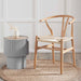 Quinn Natural Beech Wood Dining Chair with Woven Paper Rope Seat