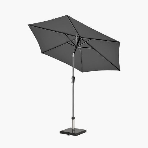 Riva Garden Parasol, 2.5m, Round,  Anthracite Grey