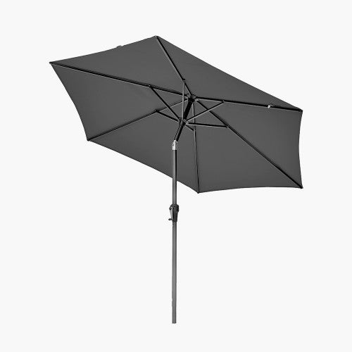 Riva Garden Parasol, 2.5m, Round,  Anthracite Grey