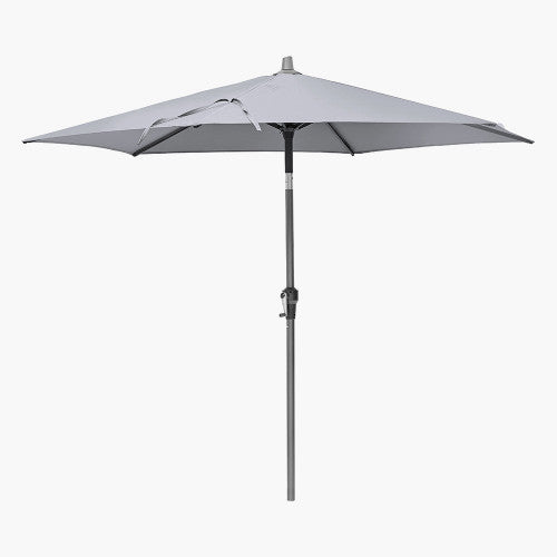 Riva Garden Parasol, 2.5m, Luna Grey, Round