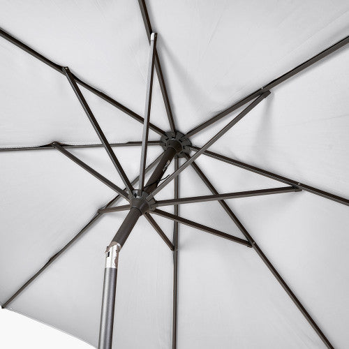 Riva Garden Parasol, 3m Round, Luna Grey ( Due Back In 15/02/25 )