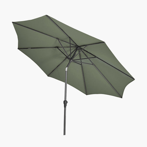 Riva Garden Parasol, 3m Round, Olive ( Due Back In 15/02/24 )