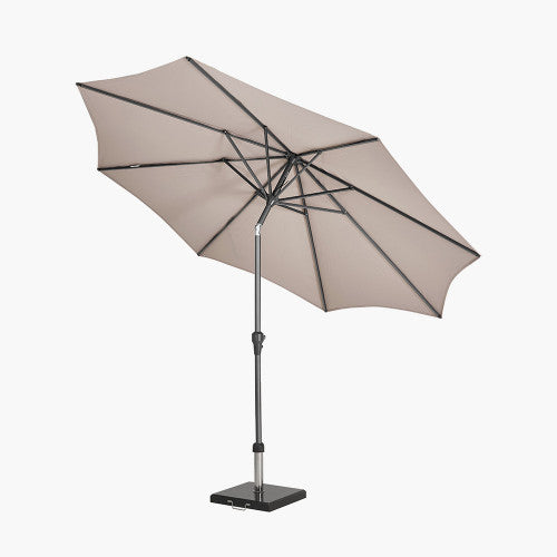 Riva Garden Parasol, 3m Round, Taupe ( Due In 15/02/25 )