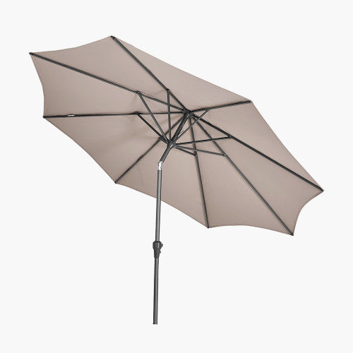 Riva Garden Parasol, 3m Round, Taupe ( Due In 15/02/25 )