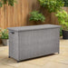 St Ives Outdoor Storage Cushion Box, Natural Grey Wicker